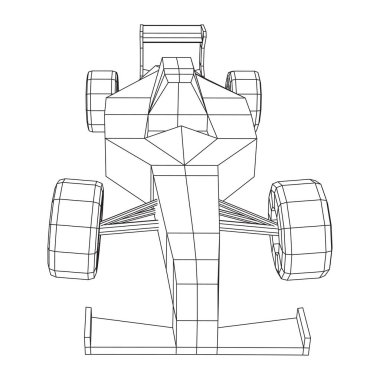 Hızlı motor sporu araba hızı kavramı