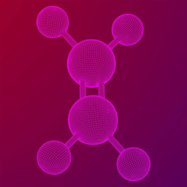 Etilen etilen molekülü.