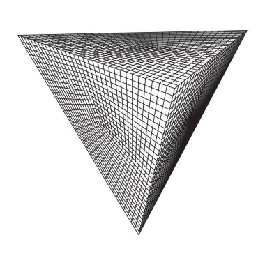 Piramit moleküler ızgara teknolojisi biçimi.