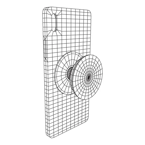 Supporto per presa pop per cellulare Smarthone — Vettoriale Stock