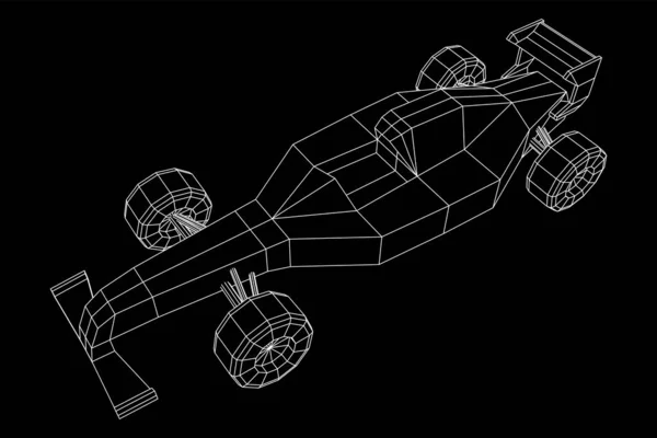 Концепция скорости гоночных автомобилей — стоковый вектор