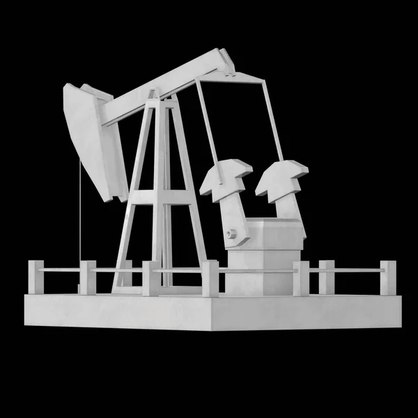 Petrol kuyusu kriko 3D — Stok fotoğraf