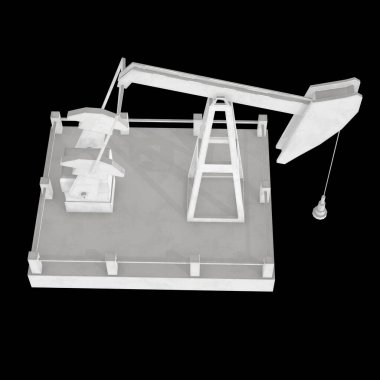 Petrol kuyusu kriko 3D