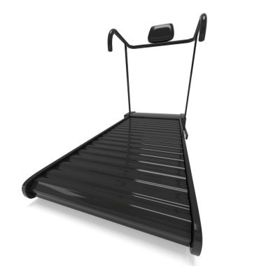 Koşu bandı makinesi. Spor salonu ve fitness ekipmanları