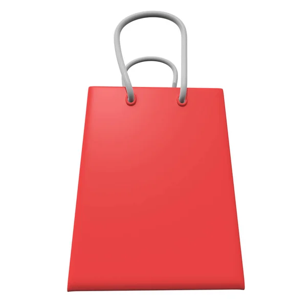 红色购物袋. — 图库照片
