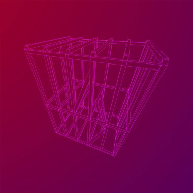 Tel çerçeve çerçeveleme evi