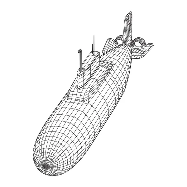 Вектор подводных лодок — стоковый вектор