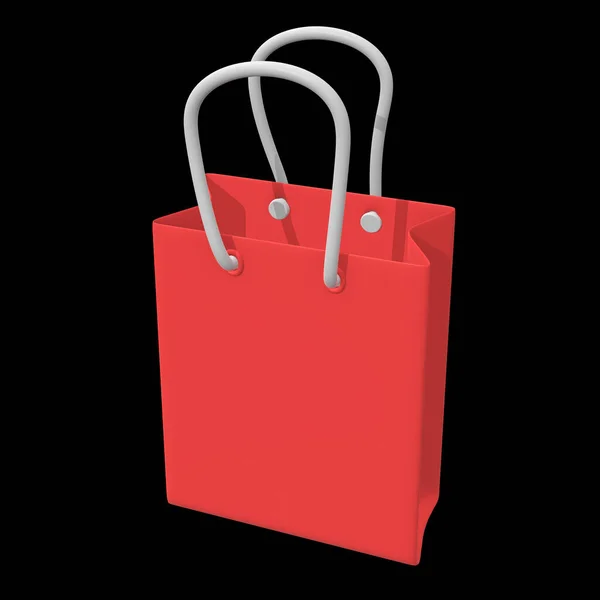 Red shopping sale bag. — Stock Photo, Image