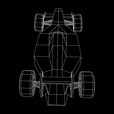 Hızlı motor sporu araba hızı kavramı