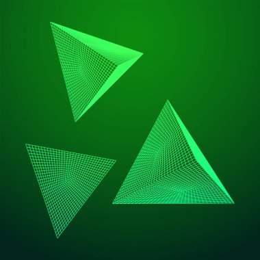 Piramit moleküler ızgara teknolojisi biçimi.