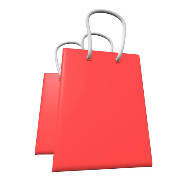 Red shopping sale bag. — Stock Photo, Image