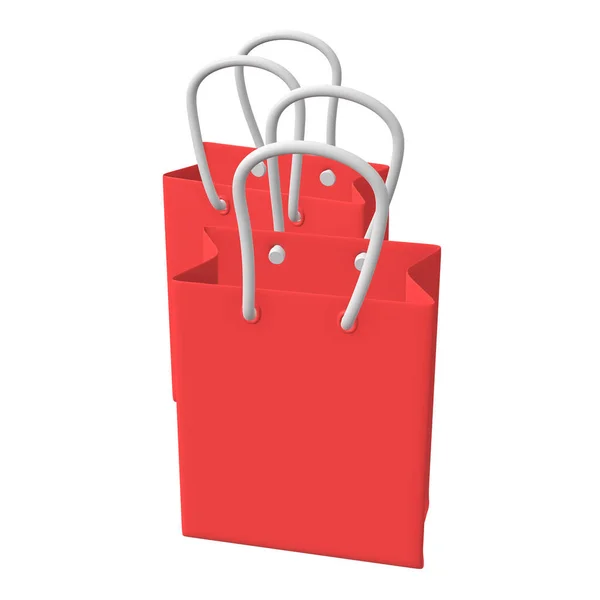 Red shopping sale bag. — Stock Photo, Image