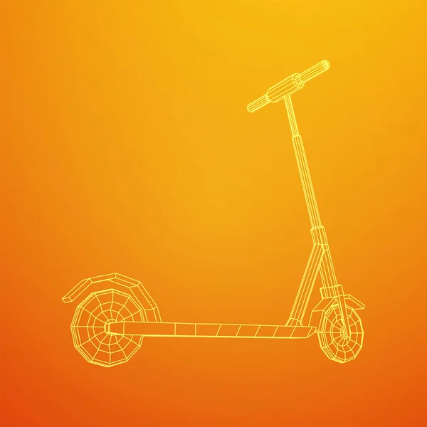 轮滑摩托平衡踢踏单车 — 图库矢量图片