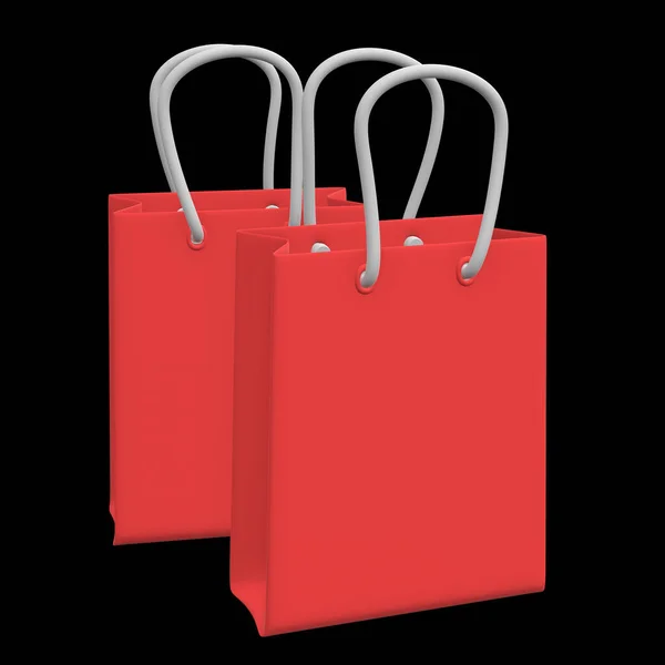 Rode shoppingsale tas. — Stockfoto