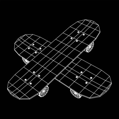 Kaykay uzun pano pennyboard kablosu