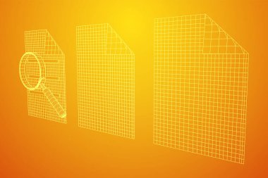 Büyüteçli belge dosyası