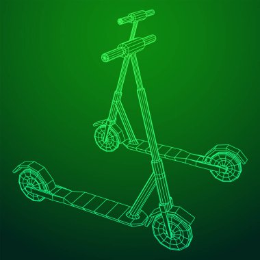 Patenli scooter dengesi Tekmele motoru