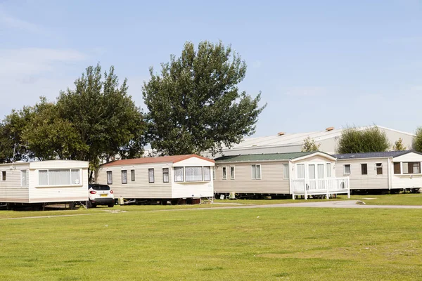 Static caravan Holiday Park — Stock Photo, Image