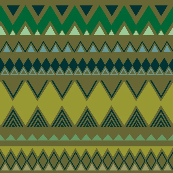 Ornement folklorique géométrique Ikat. Texture vectorielle ethnique tribale. Modèle rayé sans couture dans le style aztèque. Rayures dessinées à la main vecteur prêt pour l'impression textile de mode . — Image vectorielle