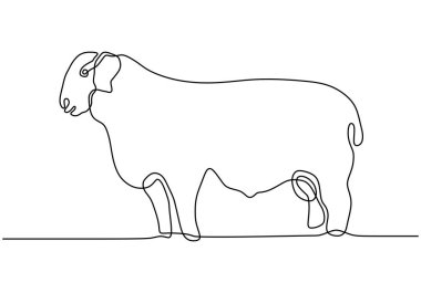 Bir sıra inek, minimalizm hayvan memelisi teması çiziyor. Vektör el çizilmiş basitlik biçimi.