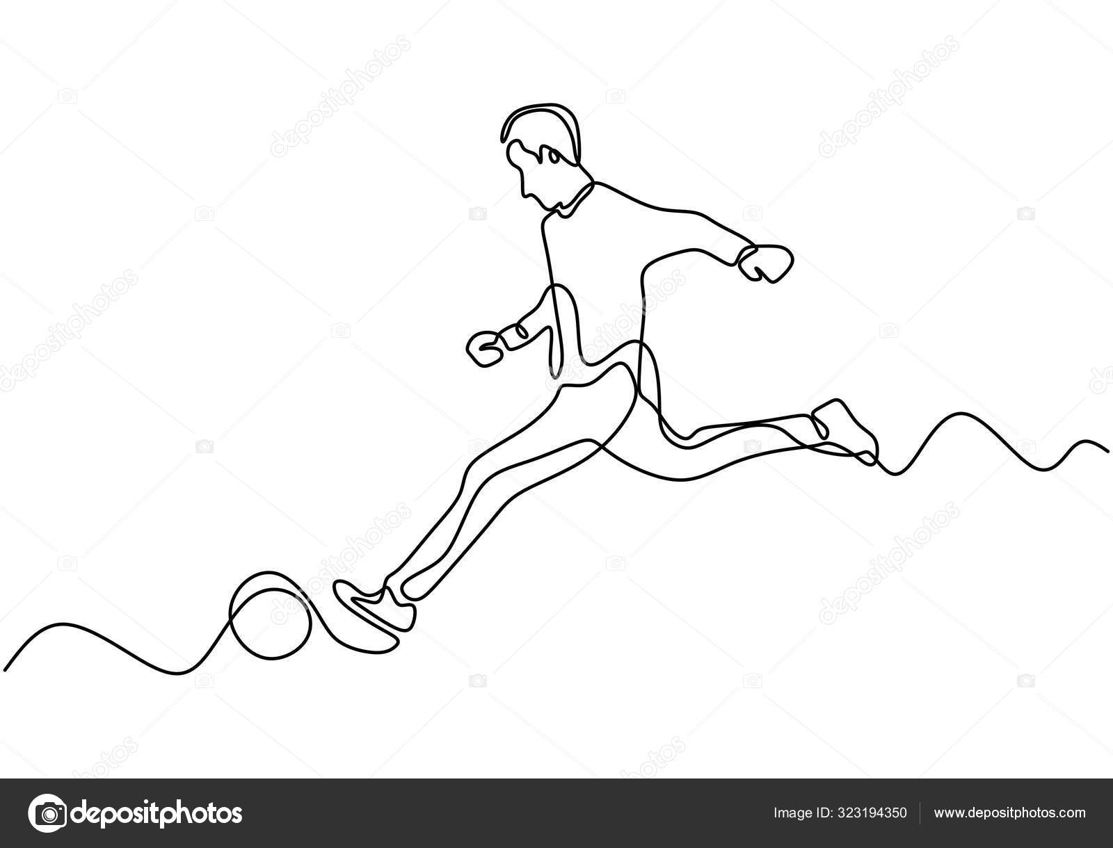 15159 Playing Football Sketch Images Stock Photos  Vectors  Shutterstock