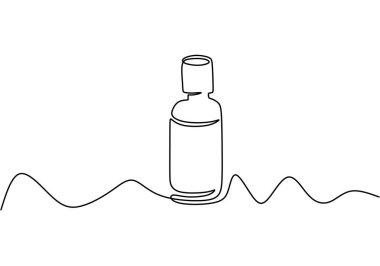 Temel yağlar, şişe vektörü minimalizminin sürekli çizimi