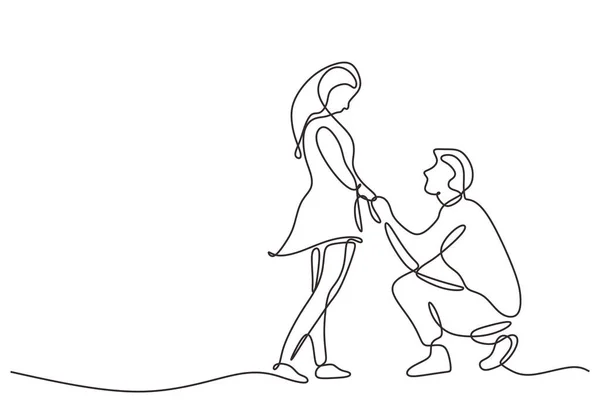 Concept Of Romantic Couple In Love Continuous Line Drawing Vector  Illustration Royalty Free SVG, Cliparts, Vectors, and Stock Illustration.  Image 137233080.