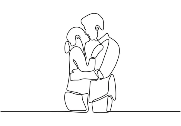 Man and Woman Line Art Couple Hugging Line Art Relationship 