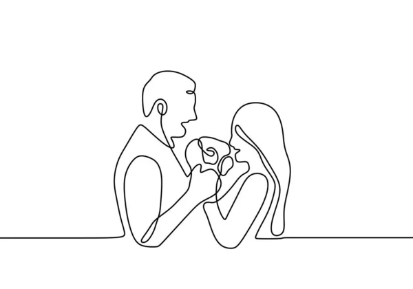 Concept Of Romantic Couple In Love Continuous Line Drawing Vector  Illustration Royalty Free SVG, Cliparts, Vectors, and Stock Illustration.  Image 137233948.