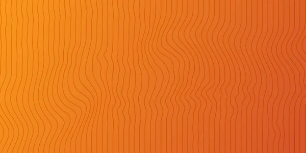 現代波液体テクスチャ抽象的な背景 ベクトルイラスト編10 黄色とオレンジの線の色 — ストックベクタ
