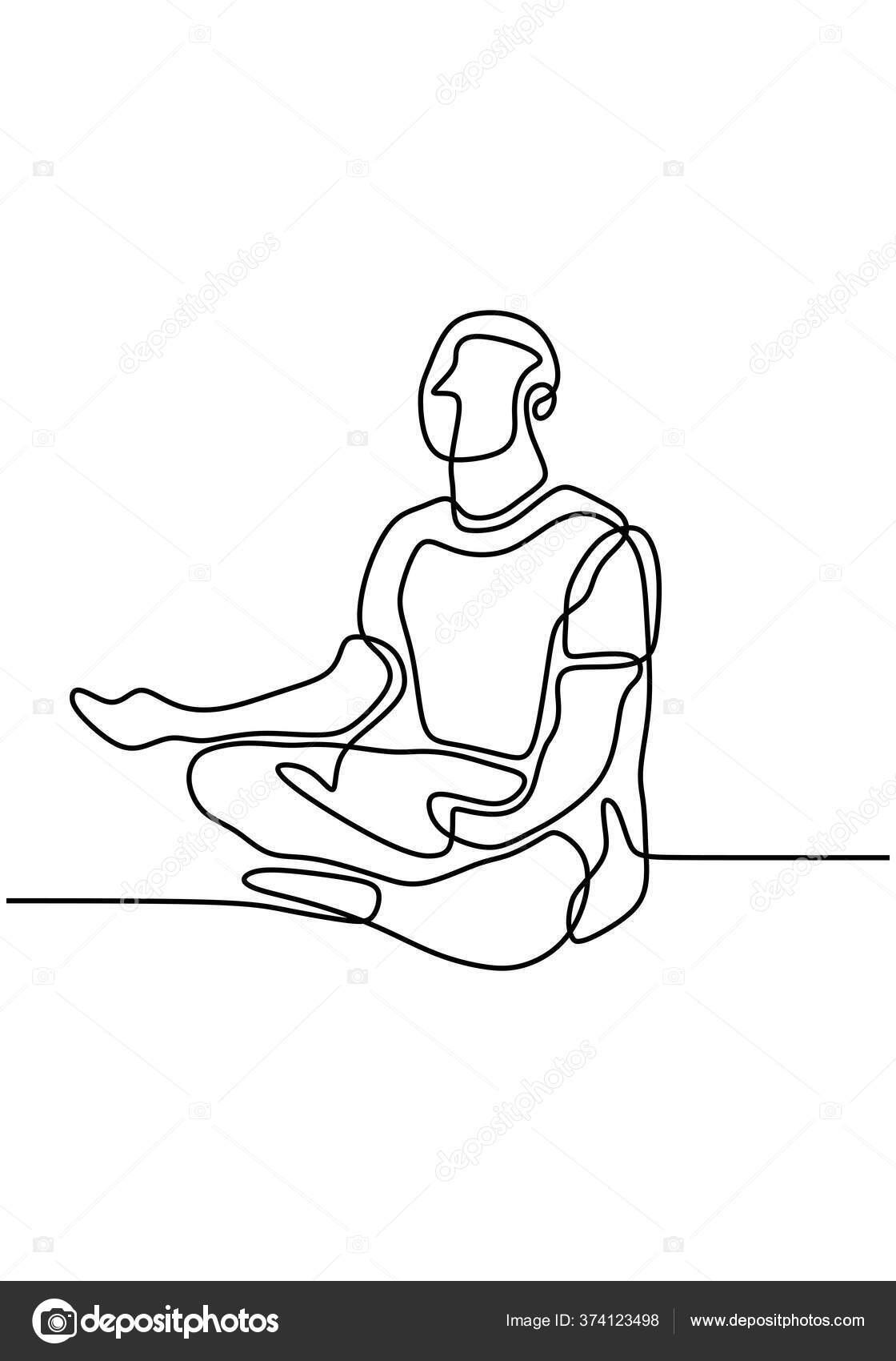 basic yoga pose drawing - Google Search | Stick drawings, Yoga drawing, Meditation  pose drawing