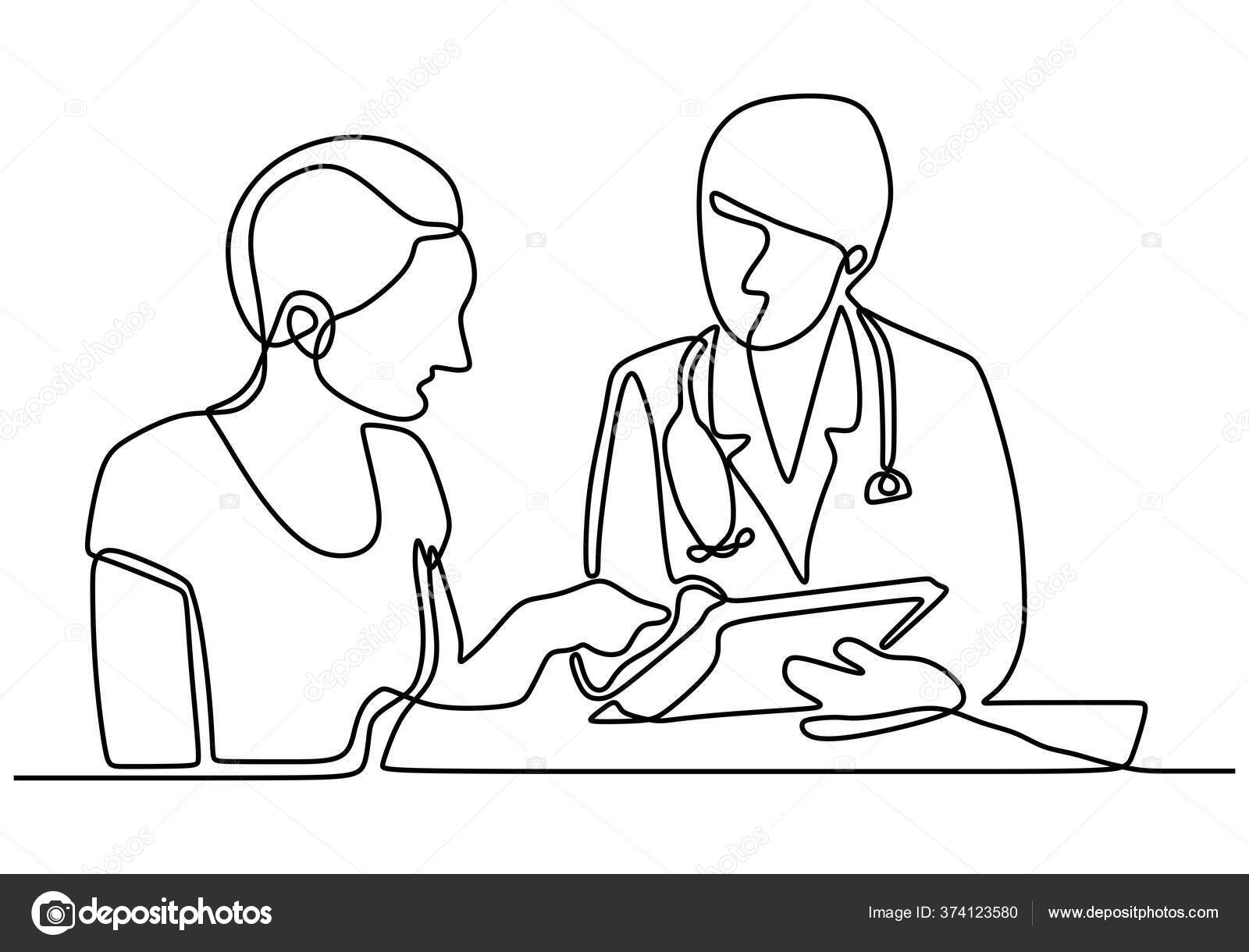 Arquivo de Desenho de uma consulta médica - Páginal Inicial