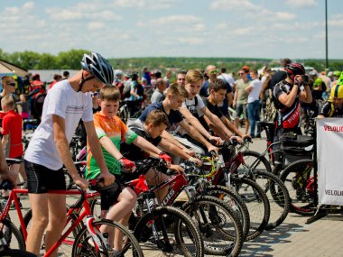Vinnytsia Ukrayna - 28 Mayıs 2017: Yıllık all-Ukraynaca döngüsü.