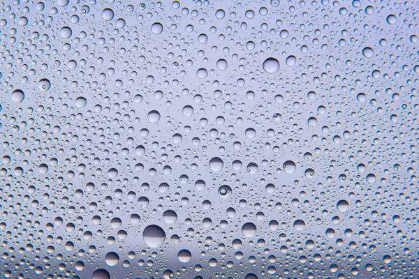 White Water Drops Glass Background — Stock Photo, Image