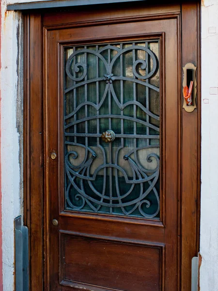 Venice Italy April 2018 Old Door City Street — Stock Photo, Image