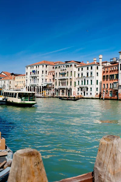 Βενετία Ιταλία Απριλίου 2018 Όμορφη Θέα Στο Μεγάλο Κανάλι Βενετία — Φωτογραφία Αρχείου