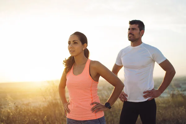 Sport e motivazione alla corsa — Foto Stock