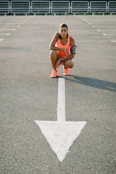 Běh školení a motivace — Stock fotografie