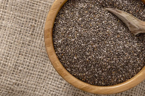 Chia seeds in a bowl — Stock Photo, Image