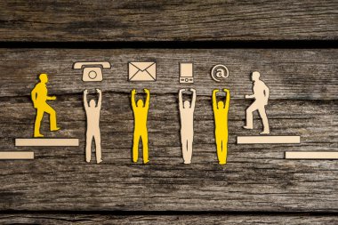 Müşteri Destek kavramı kesim ile insanlar çıkışları