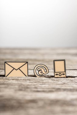İletişim ve iletişim simgeler, işaret ve e-posta, telefon