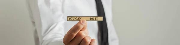 You can do it sign — Stockfoto