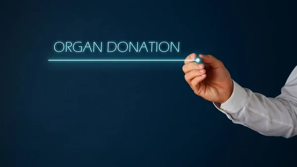 Organdonation konceptuell bild — Stockfoto