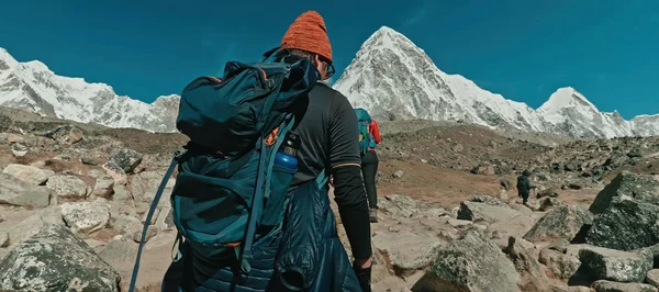 Mount Everest Felé Vezető Kezdete — Stock Fotó