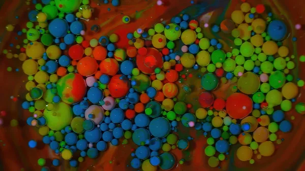Разноцветные Пузыри Воде Качестве Фона Можно Использовать Абстрактные Радужные Капли — стоковое фото