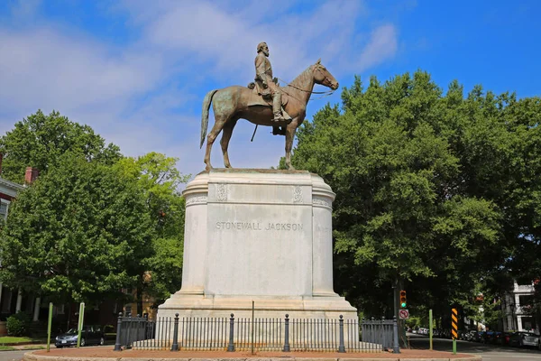 Stonewall Jackson památník, Richmond, Virginie — Stock fotografie