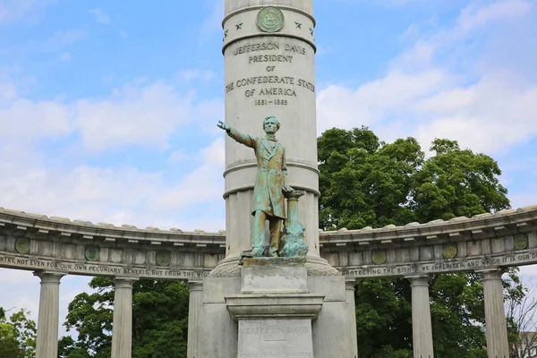 제퍼슨 데이비스 기념물 근접 촬영 #2, 리치몬드, 버지니아 — 스톡 사진