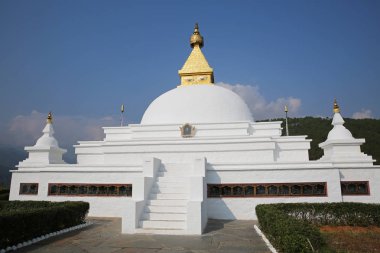 Pitoresk büyük Stupa, Bhutan