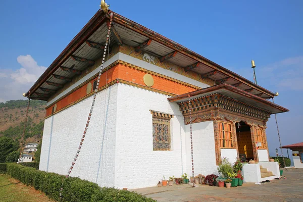 Tempel, buddhistisches Nonnenkloster, bhutan — Stockfoto