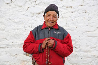Erkek Budist Pilgrim, Bhutan
